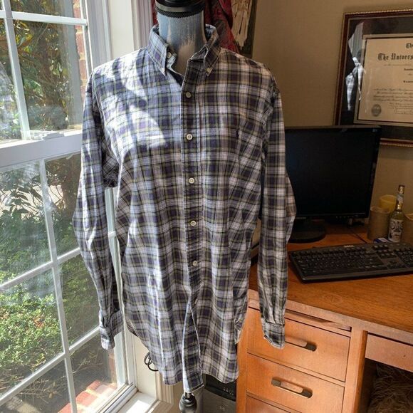 Ralph Lauren Blake plaid button down shirt S - Picture 1 of 7